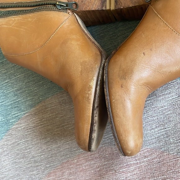 Fortress Of Inca Anthropologie Leather Western Ankle Booties - Picture 8 of 14